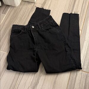 SHEIN Black Ankle & Cropped Jeans